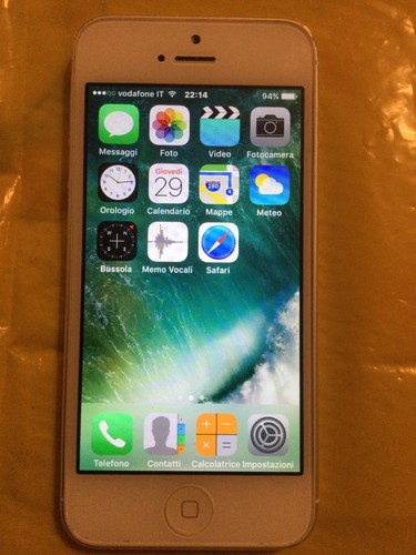 Apple iphone silver 16gb - iphone,